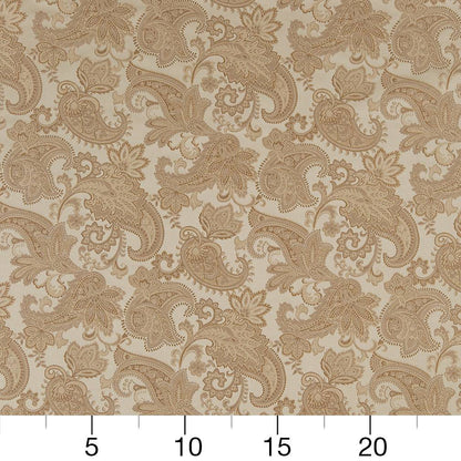 D1559 Floral,Paisley Parchment Paisley Beige & Taupe Charlotte Fabrics