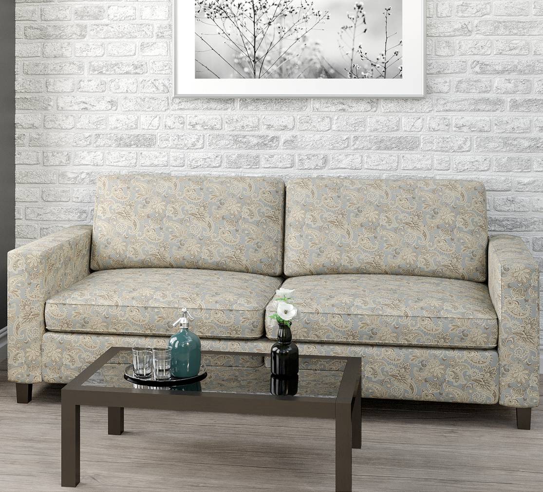D1560 Floral,Paisley Wedgewood Paisley Blue Charlotte Fabrics