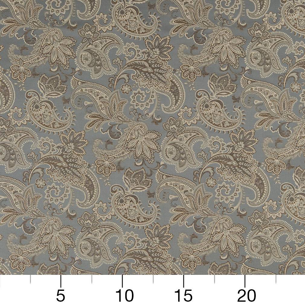 D1560 Floral,Paisley Wedgewood Paisley Blue Charlotte Fabrics