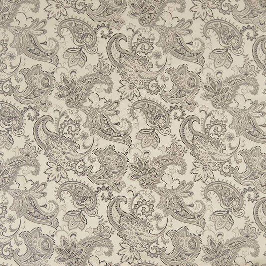 D1561 Floral,Paisley Platinum Paisley Grey & Silver Charlotte Fabrics