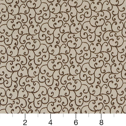 D1562 Small Scale Marble Vine Brown Charlotte Fabrics