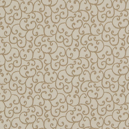 D1564 Small Scale Champagne Vine Beige & Taupe Charlotte Fabrics