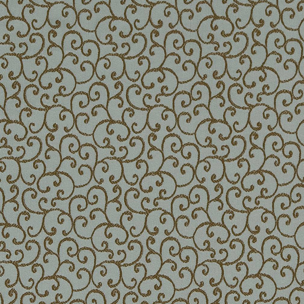 D1565 Small Scale Seaglass Vine Aqua & Teal Charlotte Fabrics
