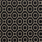 D161 Abstract & Geometric Ebony Black Charlotte Fabrics