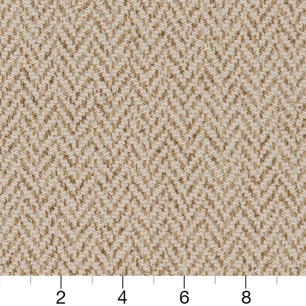 D1628 Herringbone & Chevron,Small Scale Flax Beige & Taupe Charlotte Fabrics