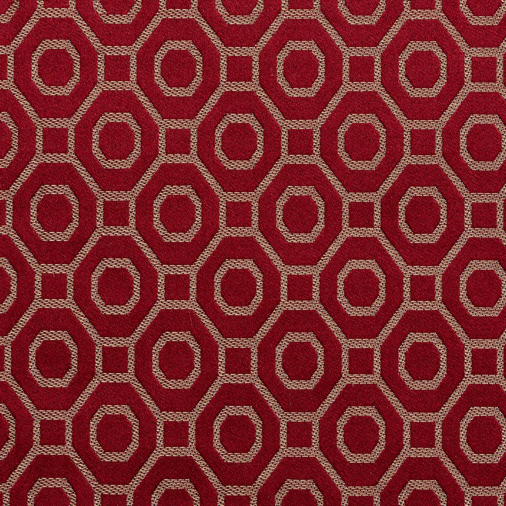 D162 Abstract & Geometric Merlot Red & Burgundy Charlotte Fabrics