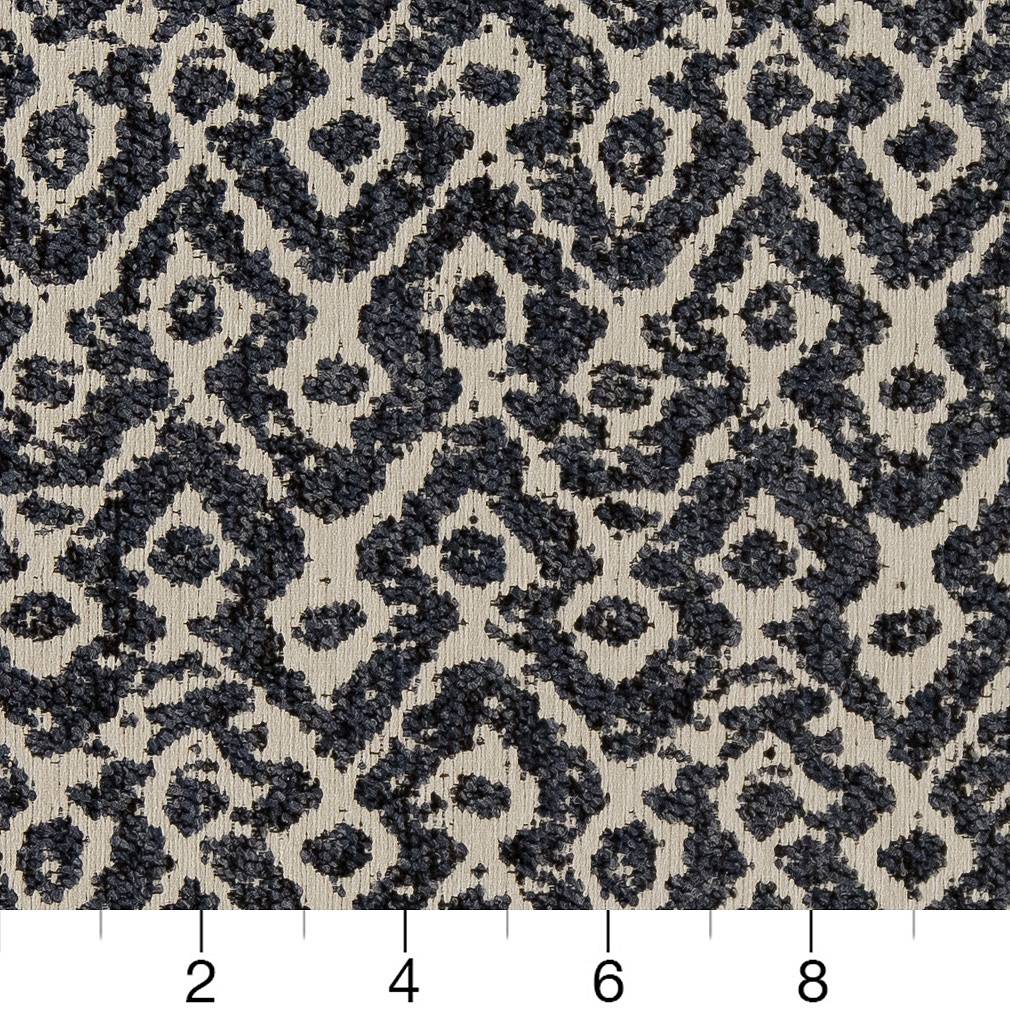 D1630 Abstract & Geometric,Global Delft Blue Charlotte Fabrics