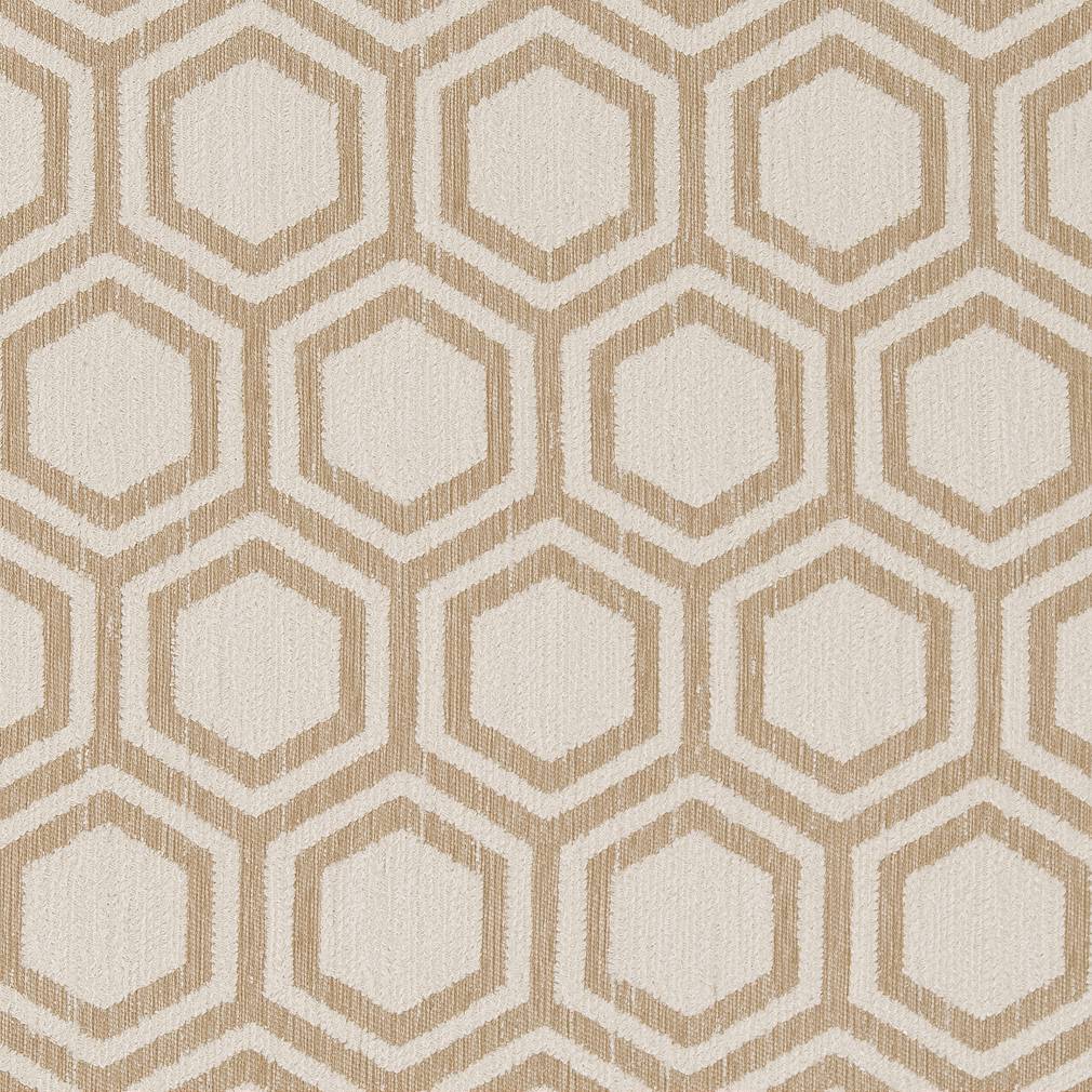 D1635 Abstract & Geometric Sand Dollar Beige & Taupe Charlotte Fabrics