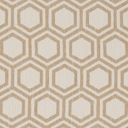 D1635 Abstract & Geometric Sand Dollar Beige & Taupe Charlotte Fabrics