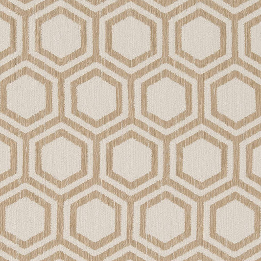 D1635 Abstract & Geometric Sand Dollar Beige & Taupe Charlotte Fabrics