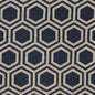 D1636 Abstract & Geometric Indigo Blue Charlotte Fabrics