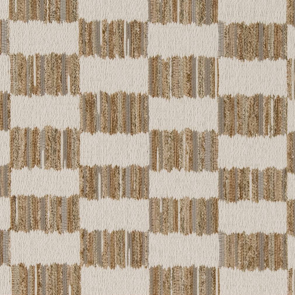 D1637 Abstract & Geometric Truffle Beige & Taupe Charlotte Fabrics