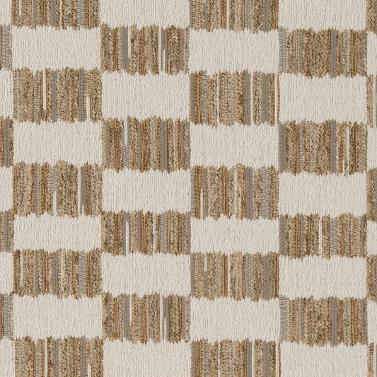 D1637 Abstract & Geometric Truffle Beige & Taupe Charlotte Fabrics