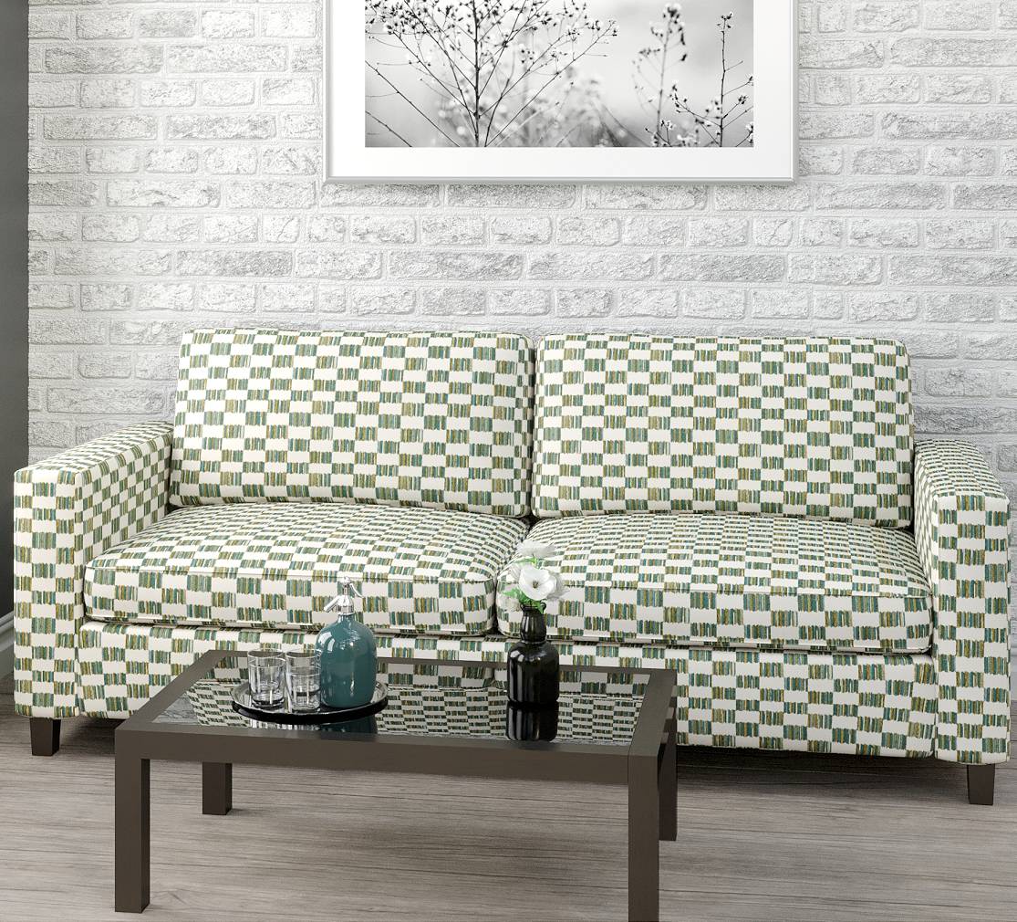 D1639 Abstract & Geometric Lagoon Aqua & Teal,Green Charlotte Fabrics
