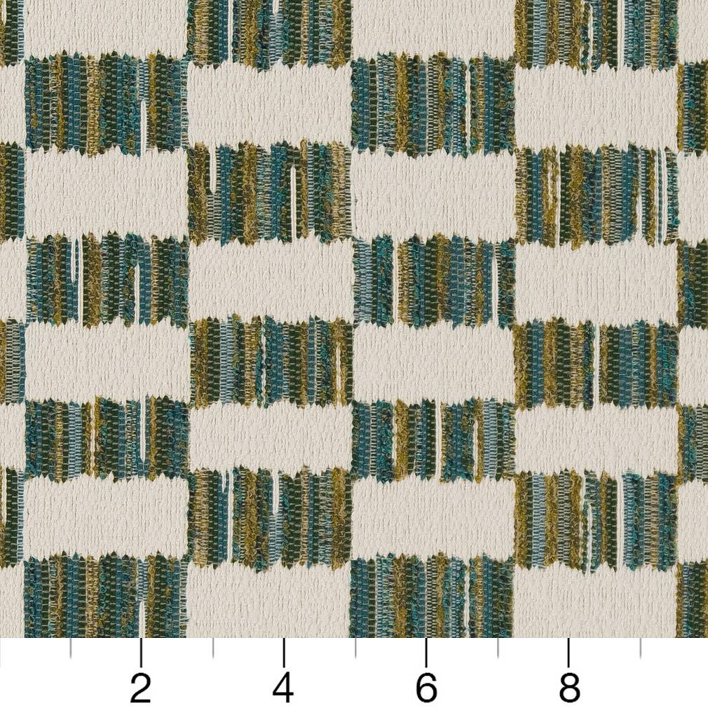 D1639 Abstract & Geometric Lagoon Aqua & Teal,Green Charlotte Fabrics