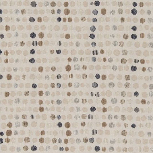 D1642 Abstract & Geometric,Small Scale Bay Beige & Taupe,Grey & Silver Charlotte Fabrics
