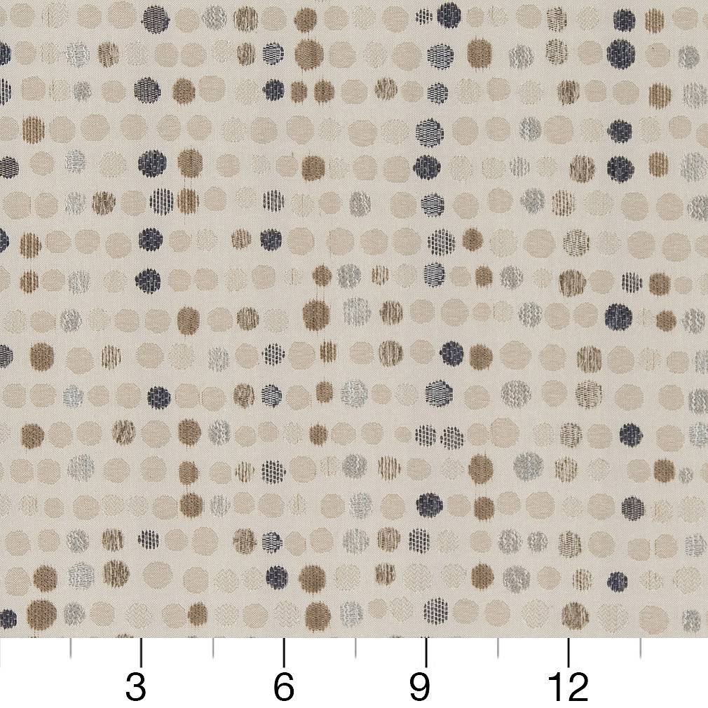 D1642 Abstract & Geometric,Small Scale Bay Beige & Taupe,Grey & Silver Charlotte Fabrics