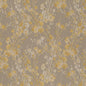 D1643 Floral Goldenrod Gold & Yellow,Grey & Silver Charlotte Fabrics