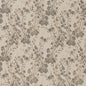 D1645 Floral Oxford Grey & Silver Charlotte Fabrics