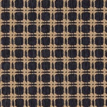 D1648 Abstract & Geometric,Plaid & Check,Small Scale Navy Blue Charlotte Fabrics