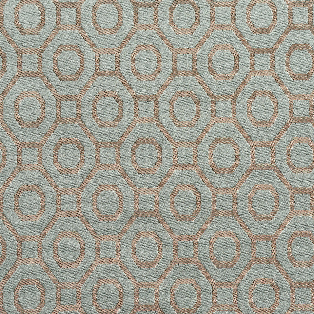 D164 Abstract & Geometric Seamist Aqua & Teal Charlotte Fabrics