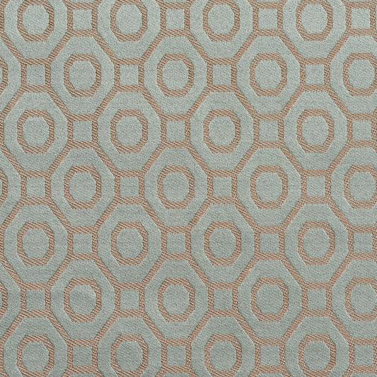 D164 Abstract & Geometric Seamist Aqua & Teal Charlotte Fabrics