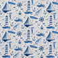 D1650 Novelty Cape Cod Blue Charlotte Fabrics