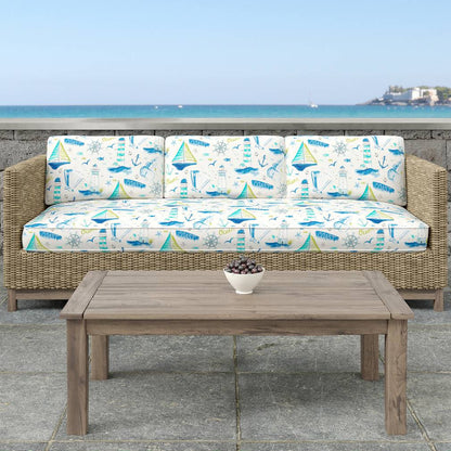 D1652 Novelty Halifax Aqua & Teal,Blue Charlotte Fabrics