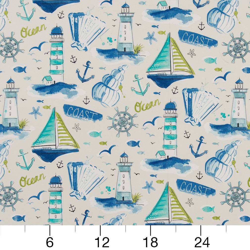 D1652 Novelty Halifax Aqua & Teal,Blue Charlotte Fabrics