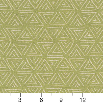 D1654 Abstract & Geometric,Global Spring Green Charlotte Fabrics