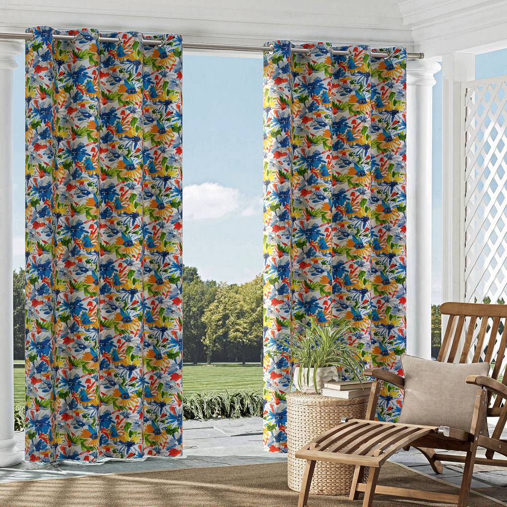 D1656 Floral,Tropical & Botanical Catalina Blue Charlotte Fabrics