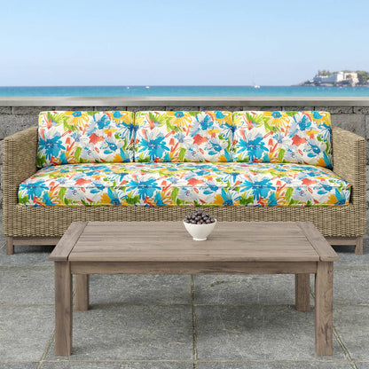 D1656 Floral,Tropical & Botanical Catalina Blue Charlotte Fabrics