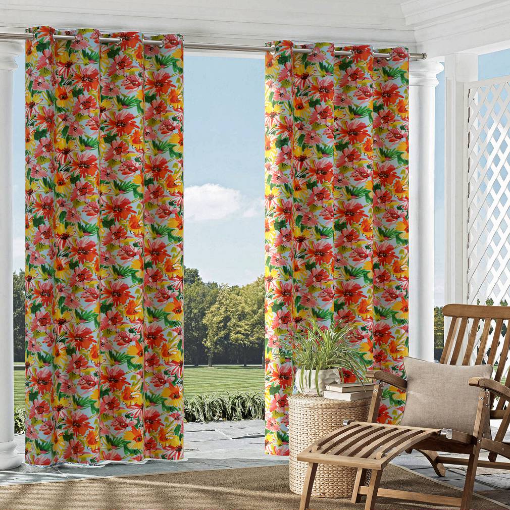 D1658 Floral,Tropical & Botanical Malibu Coral & Peach,Orange & Rust,Pink Charlotte Fabrics