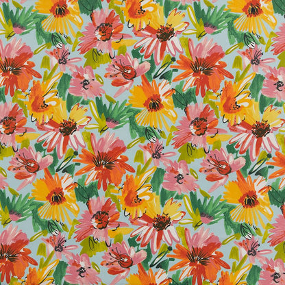 D1658 Floral,Tropical & Botanical Malibu Coral & Peach,Orange & Rust,Pink Charlotte Fabrics