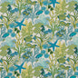 D1662 Tropical & Botanical Atlantis Aqua & Teal,Green Charlotte Fabrics