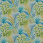 D1667 Leaves,Tropical & Botanical Captiva Aqua & Teal,Blue,Green Charlotte Fabrics