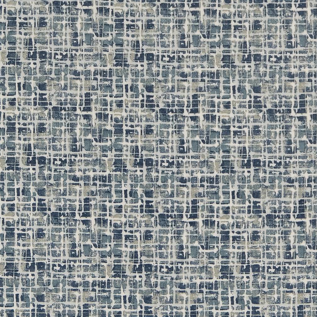 D1668 Abstract & Geometric,Small Scale Coastal Blue Charlotte Fabrics