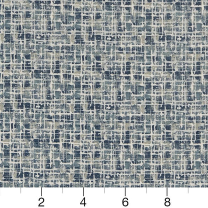 D1668 Abstract & Geometric,Small Scale Coastal Blue Charlotte Fabrics