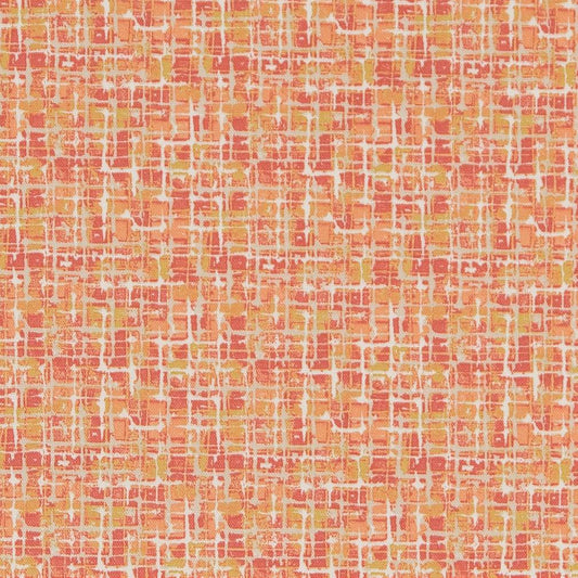 D1671 Abstract & Geometric,Small Scale Coral Coral & Peach Charlotte Fabrics