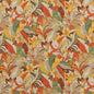 D1682 Floral,Leaves,Tropical & Botanical Cozumel Orange & Rust Charlotte Fabrics