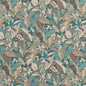 D1683 Floral,Leaves,Tropical & Botanical Belize Aqua & Teal Charlotte Fabrics