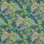 D1690 Leaves,Tropical & Botanical Bon Aire Aqua & Teal,Blue Charlotte Fabrics