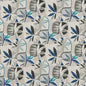 D1693 Abstract & Geometric Martinique Grey & Silver Charlotte Fabrics