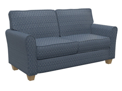 D169 Abstract & Geometric Sapphire Blue Charlotte Fabrics