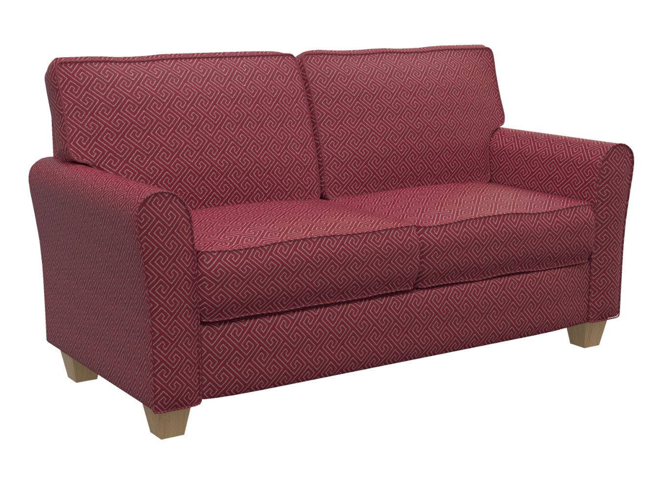D172 Abstract & Geometric,Greek Key Merlot Greek Key Red & Burgundy Charlotte Fabrics