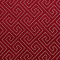 D172 Abstract & Geometric,Greek Key Merlot Greek Key Red & Burgundy Charlotte Fabrics