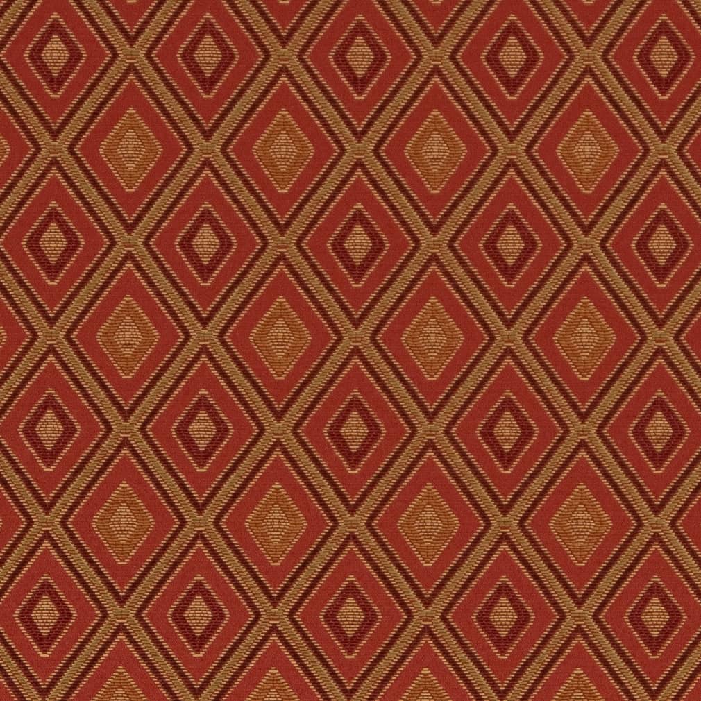 D1800 Diamonds,Small Scale Sienna Margot Red & Burgundy Charlotte Fabrics
