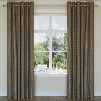D1802 Diamonds,Small Scale Walnut Margot Brown Charlotte Fabrics