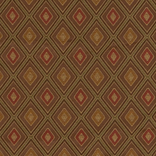 D1803 Diamonds,Small Scale Woodland Margot Brown Charlotte Fabrics
