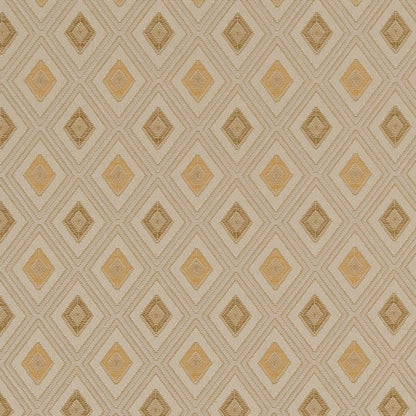 D1804 Diamonds,Small Scale Ivory Margot Beige & Taupe,Gold & Yellow Charlotte Fabrics